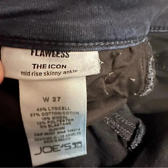 Joe’s Jeans Flawless the Icon mid rise skinny ankle distressed size 27 - Picture 10 of 10